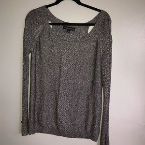 Rock and Republic Grey Sparkly Sweater